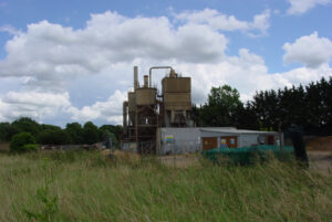 The old Hansons asphalt plant